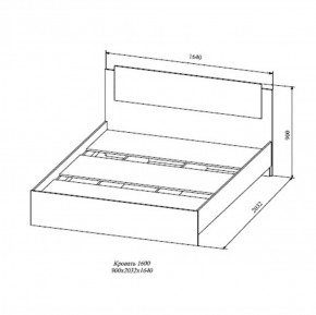 Кровать Софи СКР1600.1 (ДСВ) в Нижних Сергах - nizhnie-sergi.mebel-e96.ru