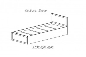 Кровать ЮНИОР (800х2000) (АстридМ) в Нижних Сергах - nizhnie-sergi.mebel-e96.ru