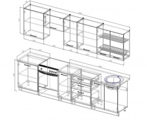 Кухонный гарнитур Лада 3000 в Нижних Сергах - nizhnie-sergi.mebel-e96.ru