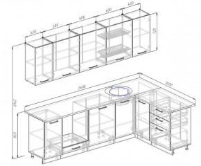 Кухонный гарнитур угловой Жемчуг 2600х1600 в Нижних Сергах - nizhnie-sergi.mebel-e96.ru