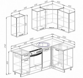 Кухонный гарнитур угловой Руанда 2000х1200 в Нижних Сергах - nizhnie-sergi.mebel-e96.ru