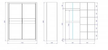 Шкаф-купе 1750 мм 2-х дверный Лацио (СБК) в Нижних Сергах - nizhnie-sergi.mebel-e96.ru