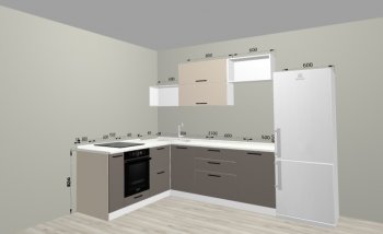 Угловой кухонный гарнитур Санвут 1516х2100 мм в Нижних Сергах - nizhnie-sergi.mebel-e96.ru