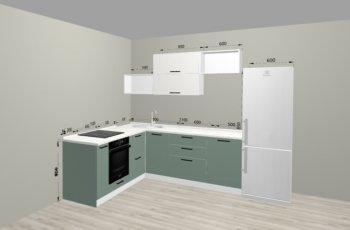 Угловой кухонный гарнитур Санвут 1516х2100 мм в Нижних Сергах - nizhnie-sergi.mebel-e96.ru