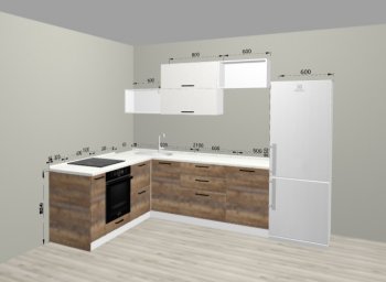 Угловой кухонный гарнитур Санвут 1516х2100 мм в Нижних Сергах - nizhnie-sergi.mebel-e96.ru