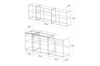 Кухонный гарнитур Лайт 1600 мм (Зарон) в Нижних Сергах - nizhnie-sergi.mebel-e96.ru