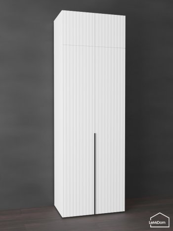 Шкаф с антресолью 800 мм Linnea MHR-2A-2 2450х800х510 (Белый-М 11.1.1) в Нижних Сергах - nizhnie-sergi.mebel-e96.ru