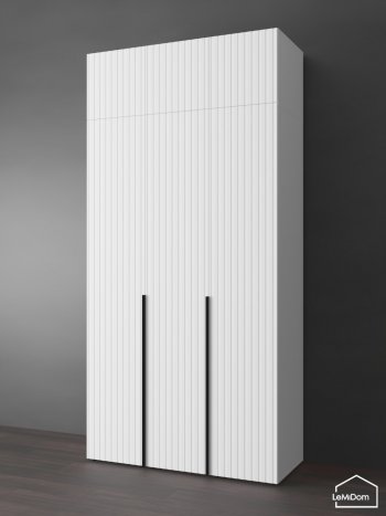 Шкаф с антресолью 1200 мм Linnea MHR-3A-1 2450х1200х510 (Белый-М 11.1.2) в Нижних Сергах - nizhnie-sergi.mebel-e96.ru