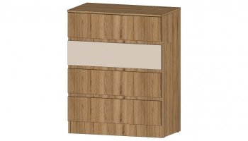 Комод 4 ящика Ленора вотан/Кашемир (Лин) в Нижних Сергах - nizhnie-sergi.mebel-e96.ru