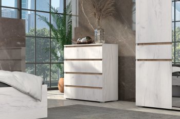Комод Лиана золотой (Зарон) в Нижних Сергах - nizhnie-sergi.mebel-e96.ru | фото