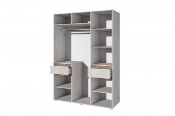 Шкаф 1600 мм Лиана золотой (Зарон) в Нижних Сергах - nizhnie-sergi.mebel-e96.ru