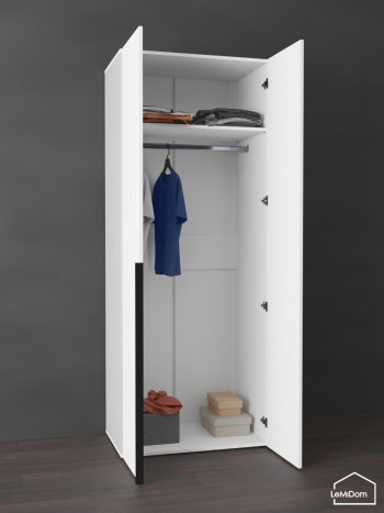 Шкаф Linnea MHR-2 2050х800х510 (Белый-М 11.1.2) в Нижних Сергах - nizhnie-sergi.mebel-e96.ru