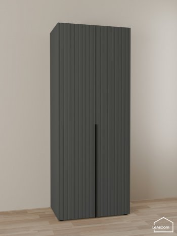 Шкаф Linnea MHR-2 2050х800х510 (Графит-М 11.1.25) в Нижних Сергах - nizhnie-sergi.mebel-e96.ru