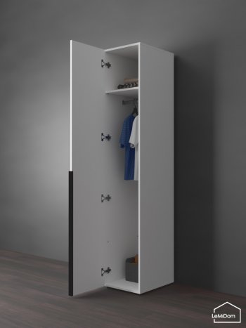 Шкаф Linnea MHR-1 2050х400х510 (Белый-М 11.1.2) в Нижних Сергах - nizhnie-sergi.mebel-e96.ru
