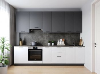 Кухонный гарнитур высокий Лофт 3000 мм (Санвут) в Нижних Сергах - nizhnie-sergi.mebel-e96.ru