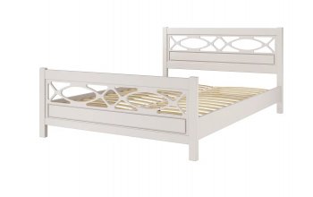Кровать из массива Лоренса льняной (БМ) в Нижних Сергах - nizhnie-sergi.mebel-e96.ru