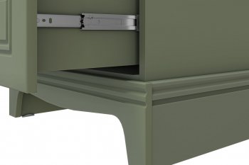 Тумба прикроватная Лорето зеленый самшит (БМ) в Нижних Сергах - nizhnie-sergi.mebel-e96.ru