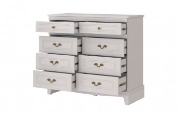 Комод 8 ящиков Лорето, льняной (БМ) в Нижних Сергах - nizhnie-sergi.mebel-e96.ru