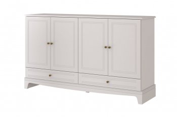 Комод 4 двери 2ящ. Лорето, льняной (БМ) в Нижних Сергах - nizhnie-sergi.mebel-e96.ru | фото