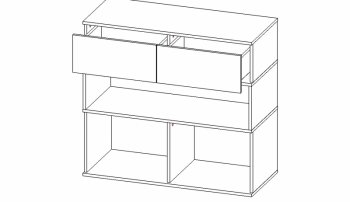 Стенка луксор (АстридМ) в Нижних Сергах - nizhnie-sergi.mebel-e96.ru