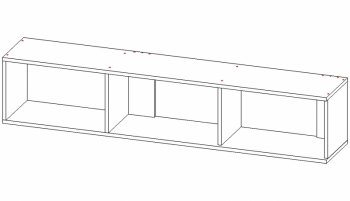 Стенка луксор (АстридМ) в Нижних Сергах - nizhnie-sergi.mebel-e96.ru