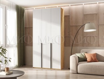 Шкаф 1200 мм Марвэл крафт/белый (Миф) в Нижних Сергах - nizhnie-sergi.mebel-e96.ru