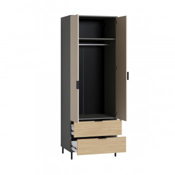 Шкаф 800 мм Марвэл 16.317.02 сер. (Моби) в Нижних Сергах - nizhnie-sergi.mebel-e96.ru