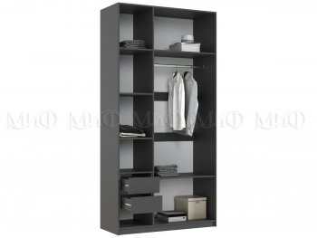 Шкаф 1200 мм Марвэл графит (Миф) в Нижних Сергах - nizhnie-sergi.mebel-e96.ru