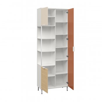 Шкаф комбинированный Марвэл 13.22 бел (Моби) в Нижних Сергах - nizhnie-sergi.mebel-e96.ru