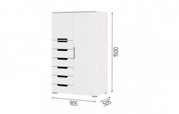 Комод-шкаф Миа КМ 053 (СтендМ) в Нижних Сергах - nizhnie-sergi.mebel-e96.ru