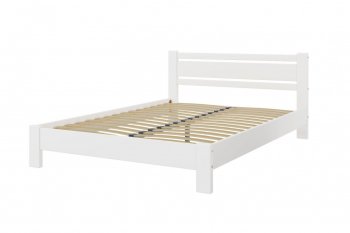 Кровать из массива Милс белый античный (БМ) в Нижних Сергах - nizhnie-sergi.mebel-e96.ru