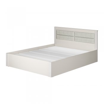 Кровать двуспальная Монако КР-16 кашемир (БТС) в Нижних Сергах - nizhnie-sergi.mebel-e96.ru