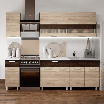 Кухонный гарнитур Монтана 2000 мм (БТС) в Нижних Сергах - nizhnie-sergi.mebel-e96.ru