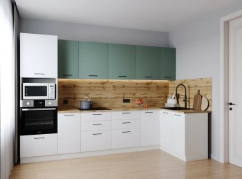 Угловой кухонный гарнитур Муссон 3200*1400 мм (Санвут) в Нижних Сергах - nizhnie-sergi.mebel-e96.ru