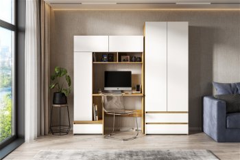 Стол компьютерный Некст-1 + Шкаф (СВ) в Нижних Сергах - nizhnie-sergi.mebel-e96.ru
