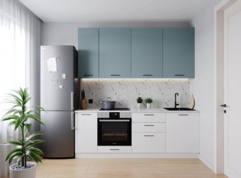 Кухонный гарнитур Ниагара 2200 мм МДФ/ЛДСП (Санвут) в Нижних Сергах - nizhnie-sergi.mebel-e96.ru