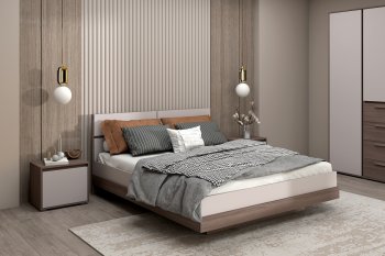 Спальный гарнитур Ника, модульный (Зарон) в Нижних Сергах - nizhnie-sergi.mebel-e96.ru