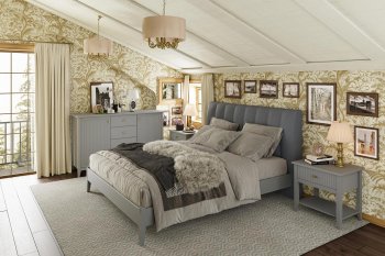 Комод 5 ящиков Никеа антрацит (БМ) в Нижних Сергах - nizhnie-sergi.mebel-e96.ru
