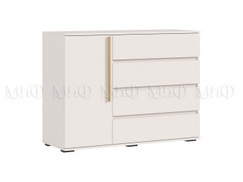 Комод 1 дверь 4 ящика (1200) Норд, кашемир (Миф) в Нижних Сергах - nizhnie-sergi.mebel-e96.ru