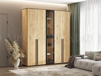 Шкаф Норд+ пенал со стеклом (Миф) в Нижних Сергах - nizhnie-sergi.mebel-e96.ru