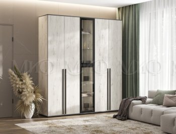 Шкаф Норд+ пенал со стеклом (Миф) в Нижних Сергах - nizhnie-sergi.mebel-e96.ru