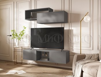 Стенка Норд-1 графит (Миф) в Нижних Сергах - nizhnie-sergi.mebel-e96.ru