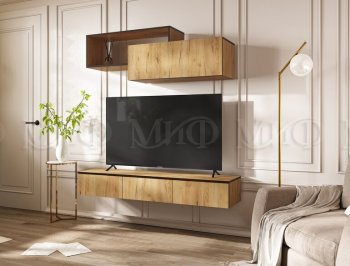 Стенка Норд-2 дуб крафт (Миф) в Нижних Сергах - nizhnie-sergi.mebel-e96.ru