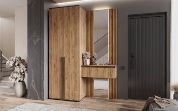 Шкаф 800+Тумба с зеркалом Норд (Миф) в Нижних Сергах - nizhnie-sergi.mebel-e96.ru