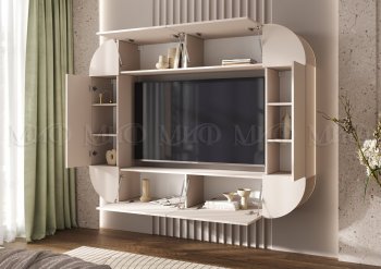 Стенка Норд (Зона ТВ), кашемир (Миф) в Нижних Сергах - nizhnie-sergi.mebel-e96.ru