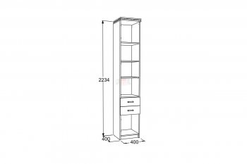 Шкаф комбинированный Ольга-13 в Нижних Сергах - nizhnie-sergi.mebel-e96.ru