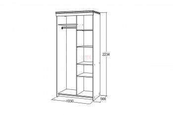 Шкаф-купе 1000 мм Ольга-13 в Нижних Сергах - nizhnie-sergi.mebel-e96.ru