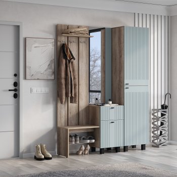 Прихожая Олива комп.1 шарли бриз (БТС) в Нижних Сергах - nizhnie-sergi.mebel-e96.ru
