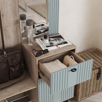 Прихожая Олива комп.1 шарли бриз (БТС) в Нижних Сергах - nizhnie-sergi.mebel-e96.ru