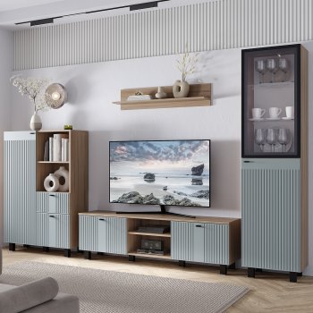 Тумба под ТВ Олива ТБ-09 шарли бриз (БТС) в Нижних Сергах - nizhnie-sergi.mebel-e96.ru